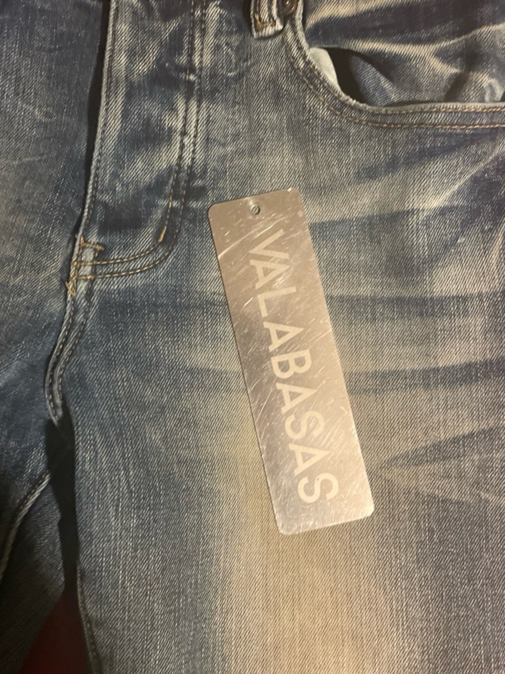 Valabasas Blue Denim Jeans with Branded Tag